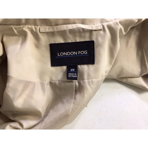 London Fog Trench Coat Jacket Womens 2X - Picture 5 of 7